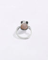 Charming Fire Opal (Doodhiya) Ring in 925 Silver - Shakti