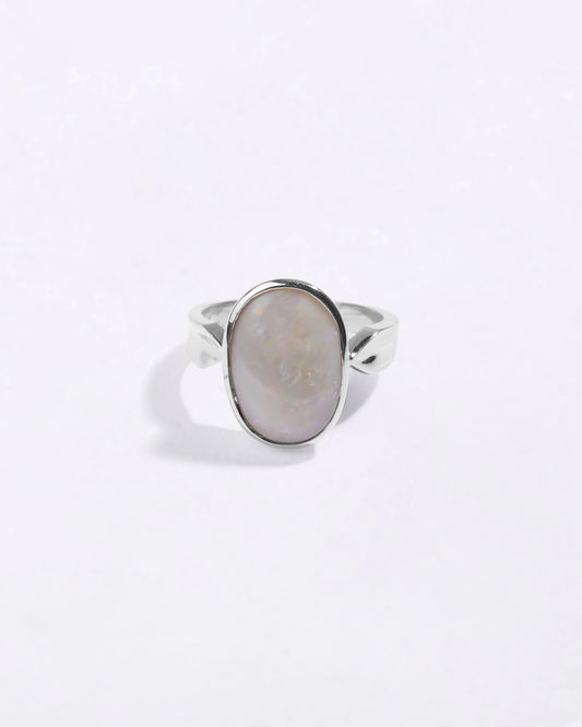 Charming Fire Opal (Doodhiya) Ring in 925 Silver - Shakti