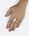 Charming Fire Opal (Doodhiya) Ring in 925 Silver - Shakti