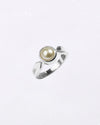 Charming Pearl (Moti) Ring in 925 Silver - Round Shakti
