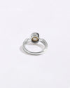 Charming Pearl (Moti) Ring in 925 Silver - Round Shakti