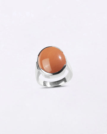 Heirloom Coral Ring in 925 Sterling Silver - Nova