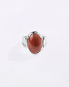 Statement Coral Ring in 925 Sterling Silver - Nova