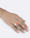 Heirloom Coral Ring in 925 Sterling Silver - Nova