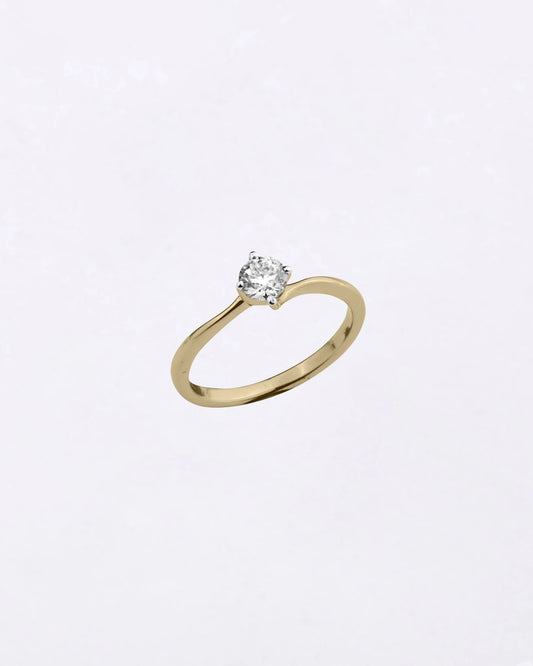 Dainty Diamond Ring in Gold