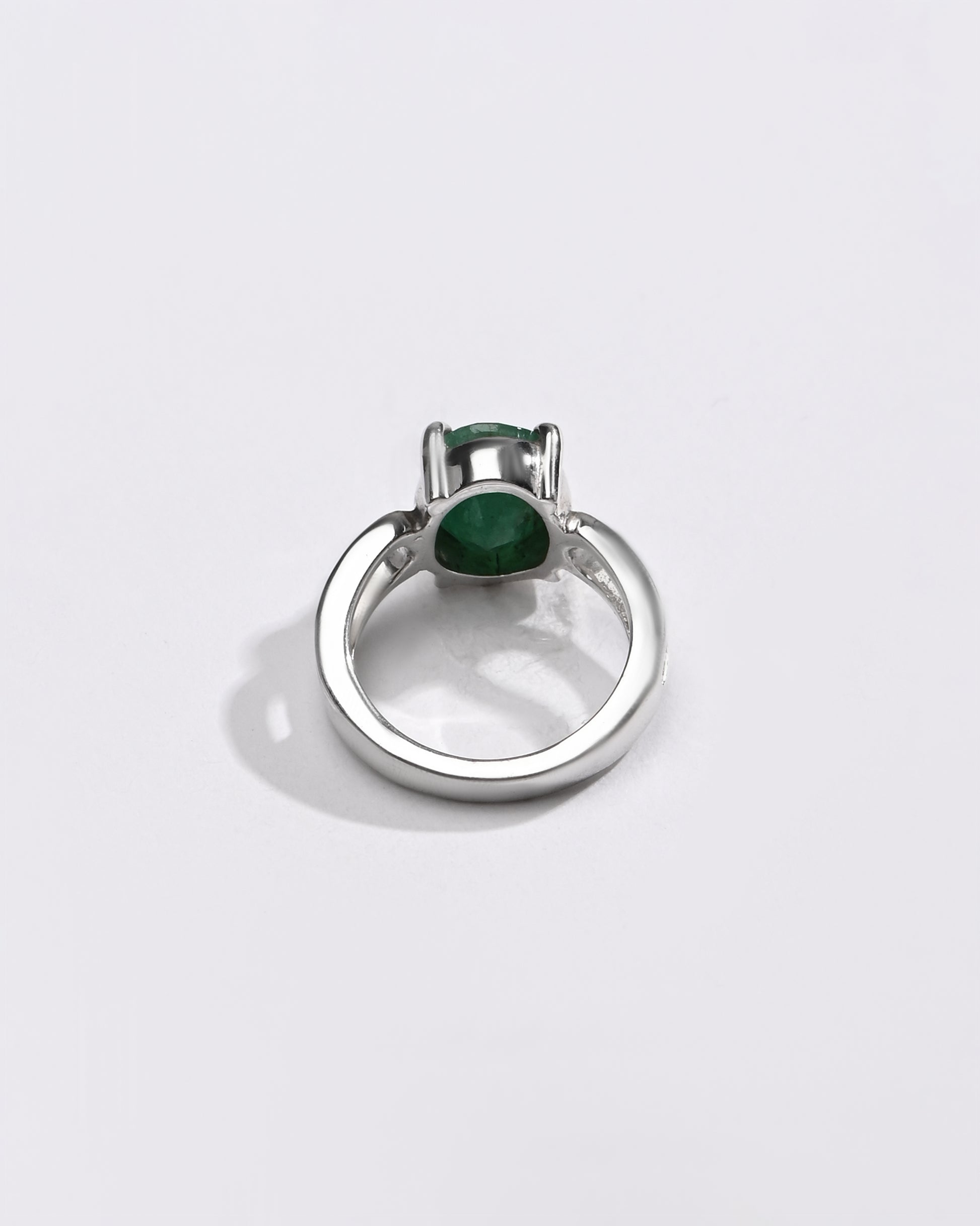 Smart Emerald (Panna) Ring – 925 Silver - #1112N4 - Myra