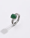 Smart Emerald (Panna) Ring – 925 Silver - #1112N4 - Myra