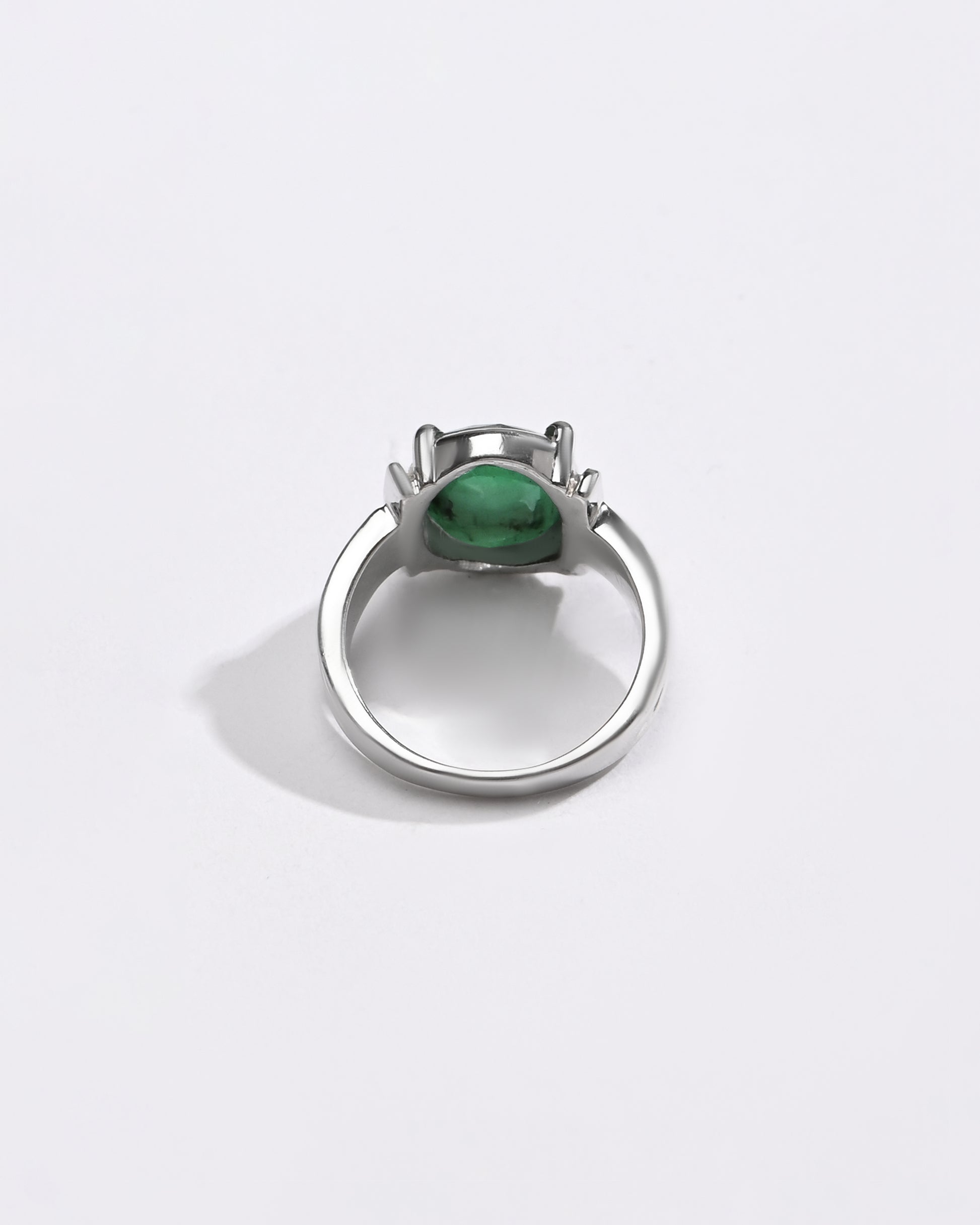 Trustworthy Emerald (Panna) Ring – 925 Silver - #1134N4 - Myra