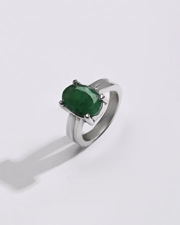 Emerald ring for male