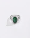 Signature Emerald (Panna) Ring – 925 Silver - #1148B - Myra