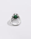 Signature Emerald (Panna) Ring – 925 Silver - #1148B - Myra