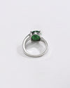 Shimmer Emerald (Panna) Ring – 925 Silver - #1153N4 - Myra