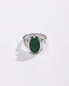 Clean Emerald (Panna) Ring – 925 Silver Finish - #1196B - Myra