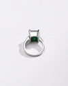 Sleek Emerald (Panna) Ring – 925 Silver - #1200N4 Sq - Myra