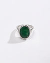 Zen Emerald (Panna) Ring – 925 Silver - #1200B - Myra