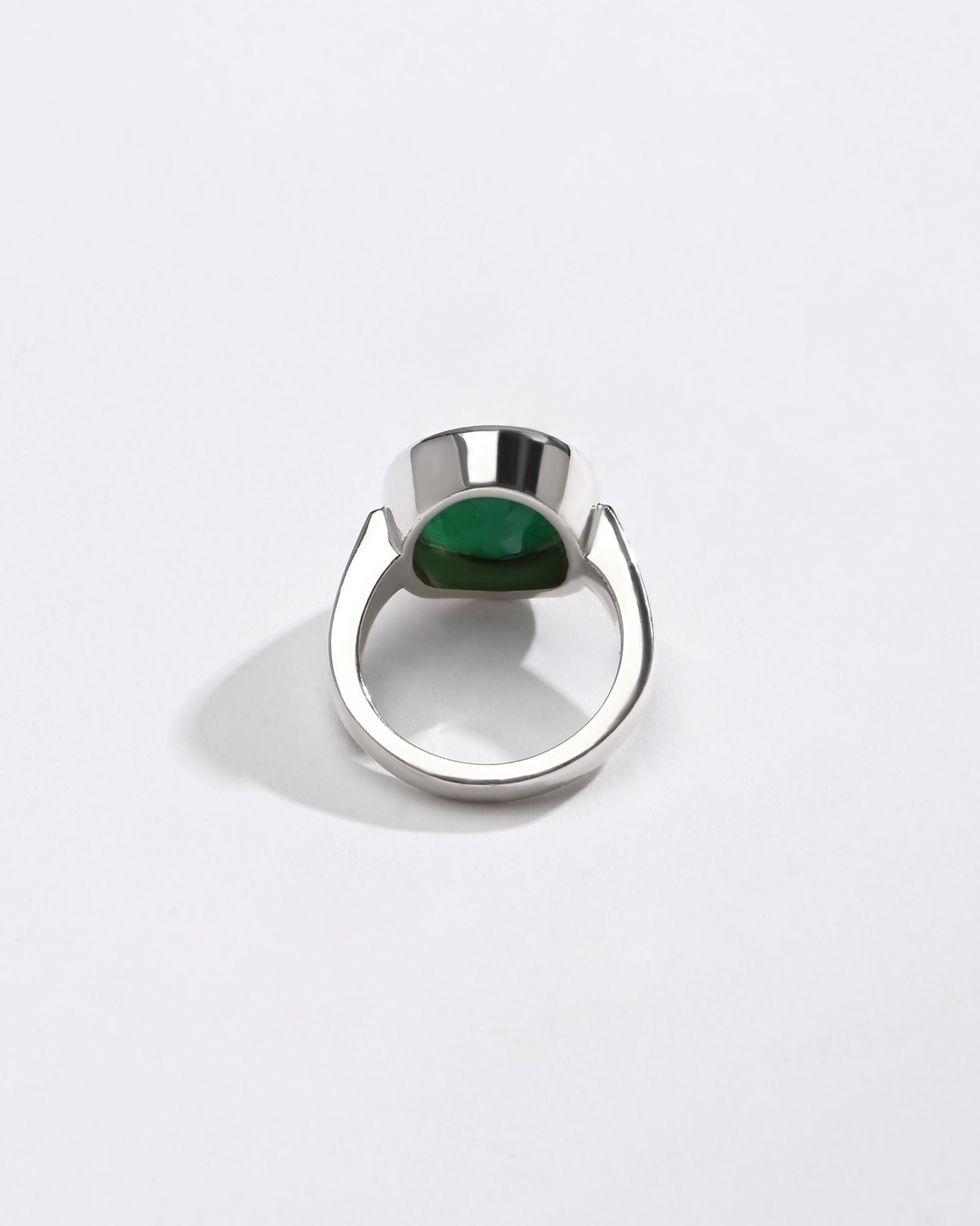 Zen Emerald (Panna) Ring – 925 Silver - #1200B - Myra