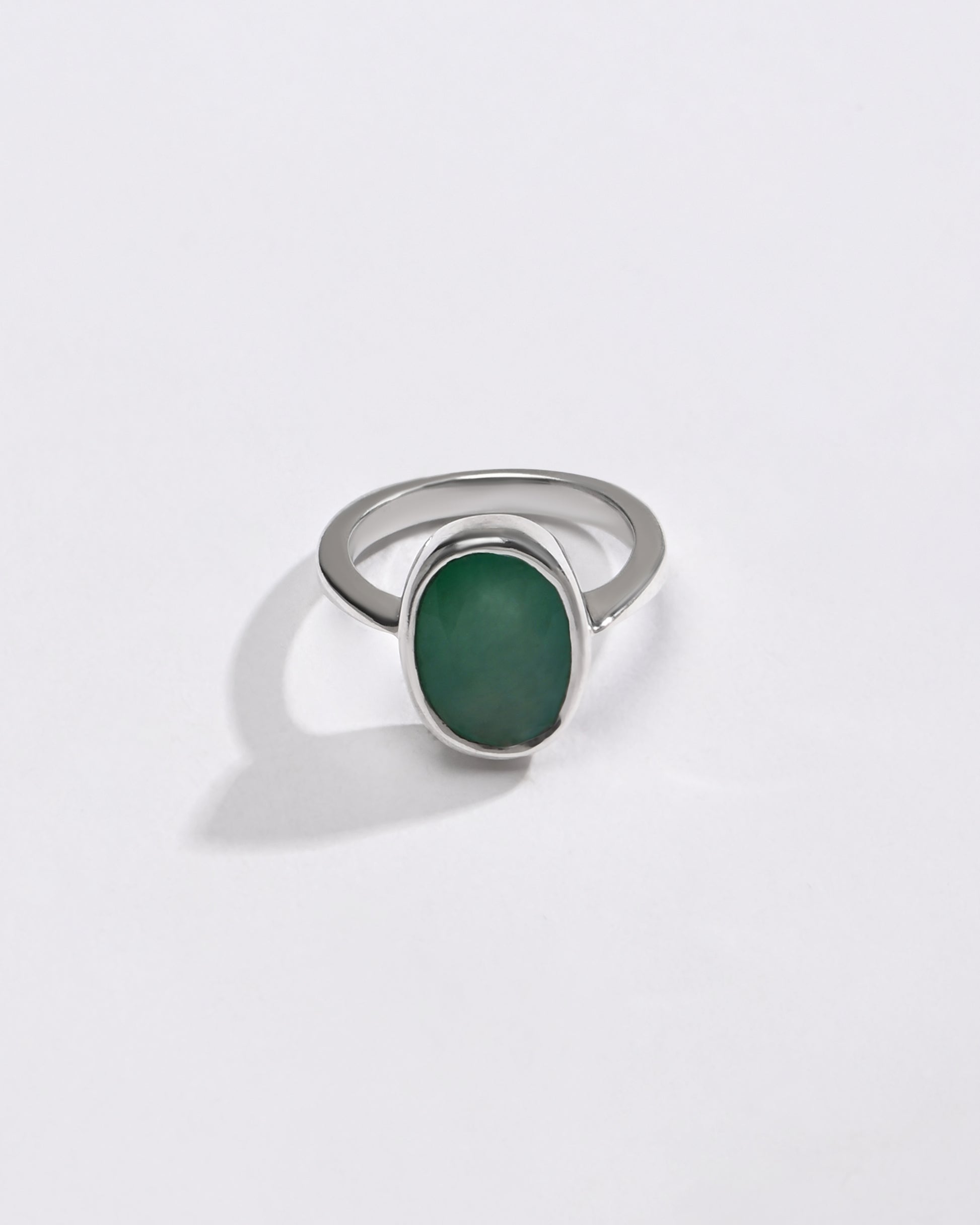 Seraphic Emerald (Panna) Ring – 925 Silver - #1218B - Myra
