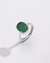 Seraphic Emerald (Panna) Ring – 925 Silver - #1218B - Myra