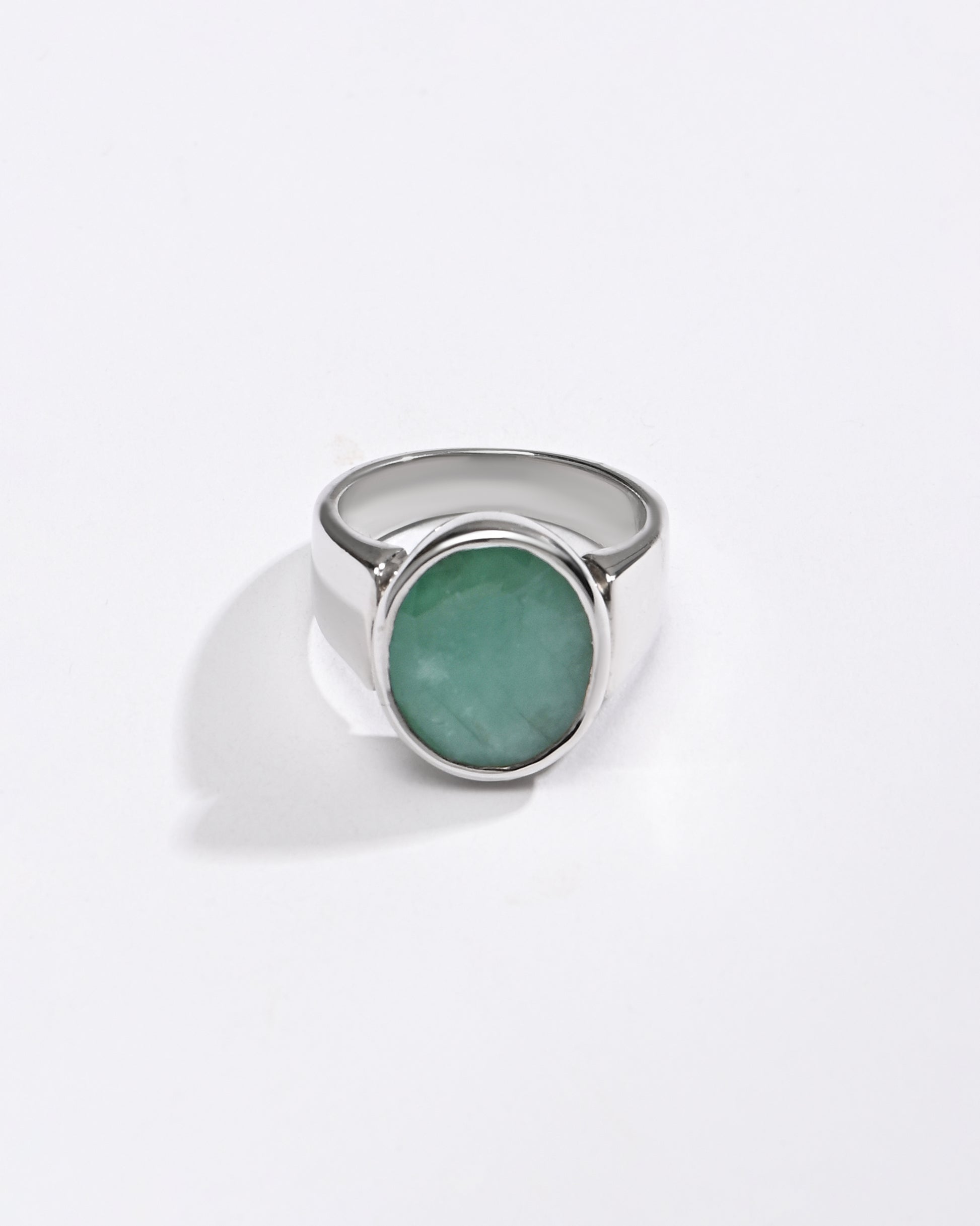 Men emerald ring