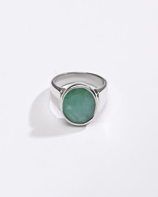 Men emerald ring