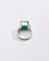 Vintage Emerald (Panna) Ring in 925 Sterling Silver - Urja Sq