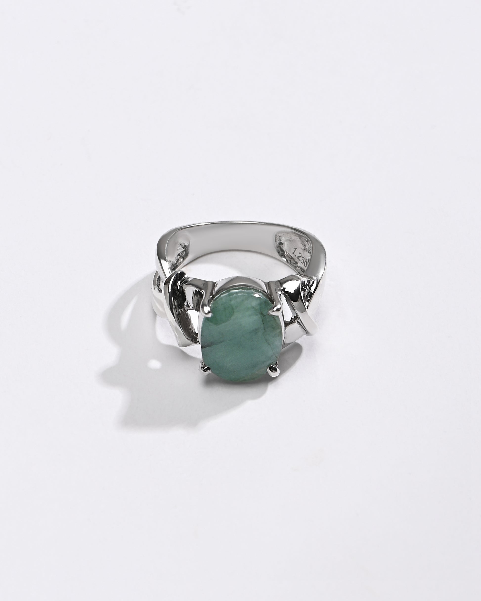 Pristine Emerald (Panna) Ring – 925 Silver - #1210N4 - Myra