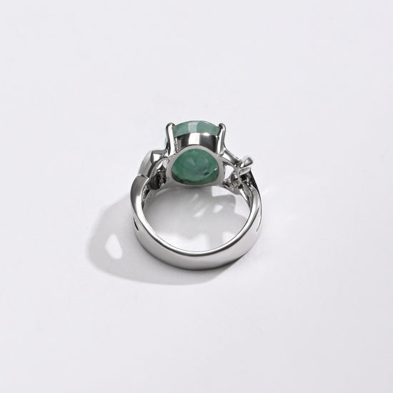 Pristine Emerald (Panna) Ring – 925 Silver - #1210N4 - Myra