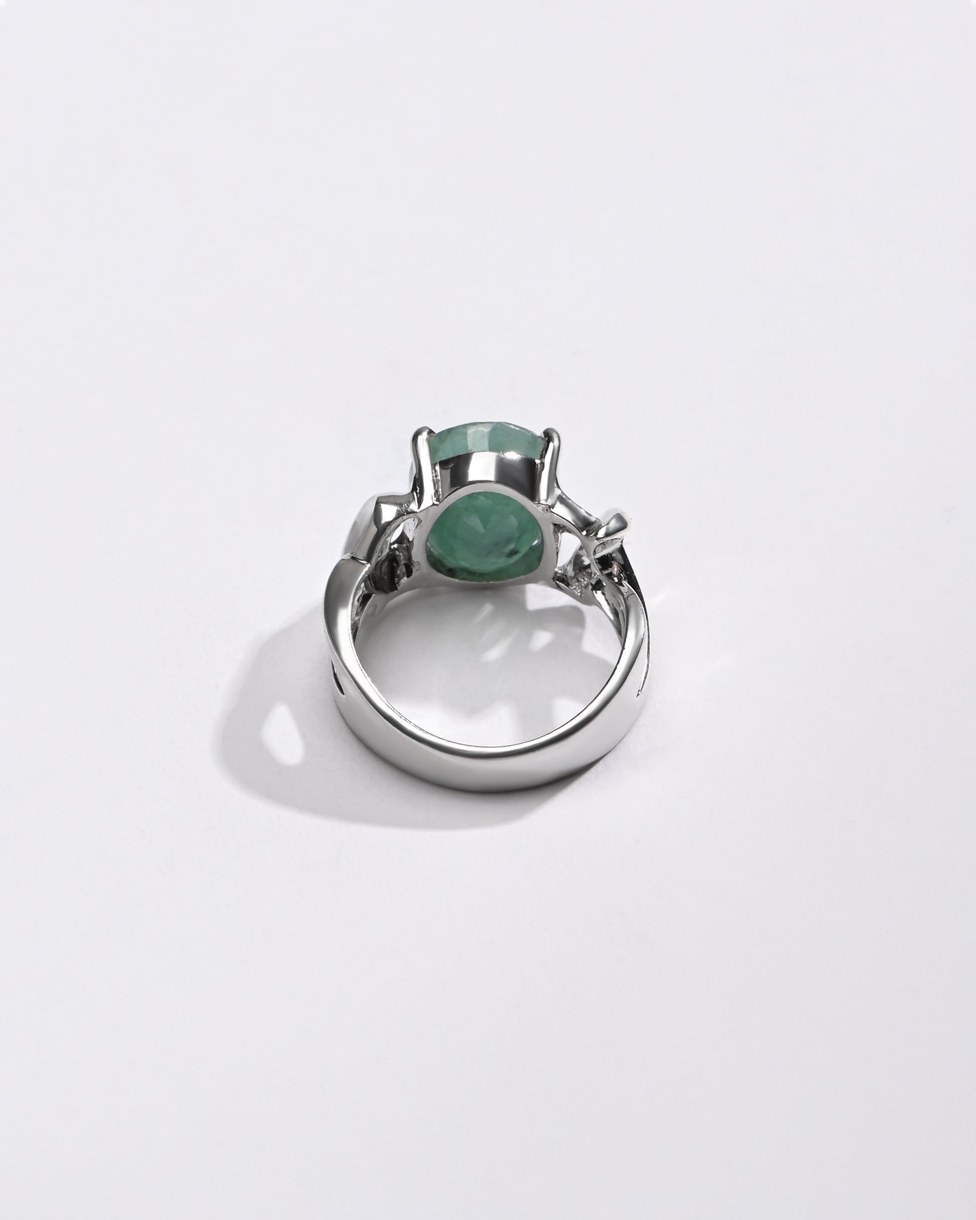 Pristine Emerald (Panna) Ring – 925 Silver - #1210N4 - Myra