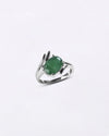 Iconic Emerald (Panna) Ring in 925 Sterling Silver - Urja