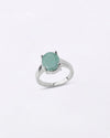 Natural Emerald (Panna) Ring in 925 Silver - Urja