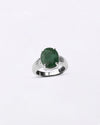 Prestige Emerald (Panna) Ring in 925 Sterling Silver - Urja