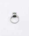Ethereal Emerald (Panna) Ring in 925 Sterling Silver - Urja