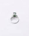 Harmony Emerald (Panna) Ring in 925 Sterling Silver - Urja