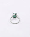 Natural Emerald (Panna) Ring in 925 Silver - Urja