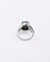 Prestige Emerald (Panna) Ring in 925 Sterling Silver - Urja