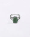 Ethereal Emerald (Panna) Ring in 925 Sterling Silver - Urja