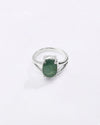 Harmony Emerald (Panna) Ring in 925 Sterling Silver - Urja