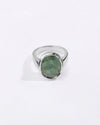 Natural Emerald (Panna) Ring in 925 Silver - Shakti