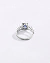 Ethereal Pitambari Neelam Ring in 925 Silver - Urja