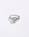 Exclusive Pearl (Moti) Ring in 925 Silver - Round Shakti