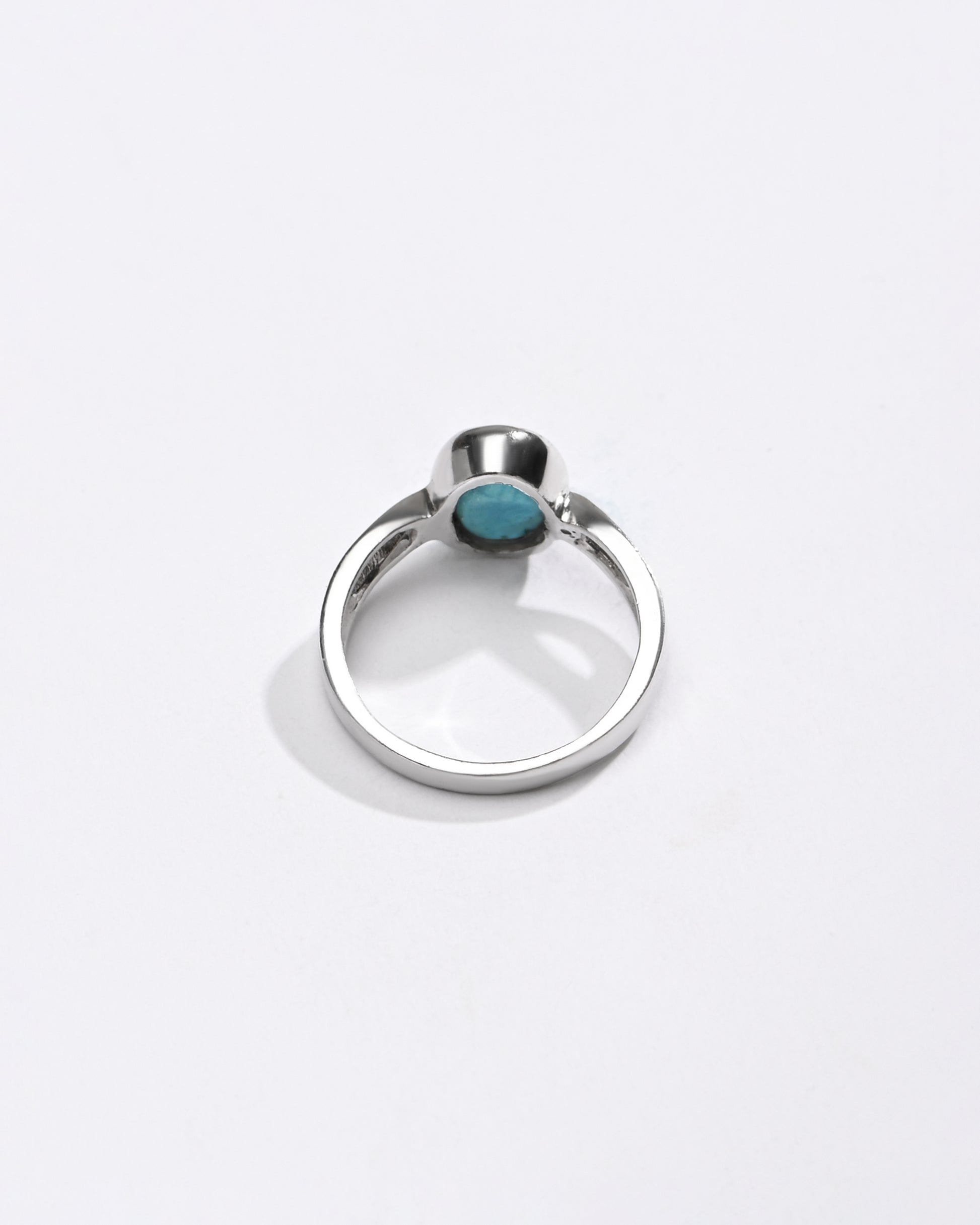 Turquoise (Firoza) Ring – 925 Silver Crafted - #1102 - Myra