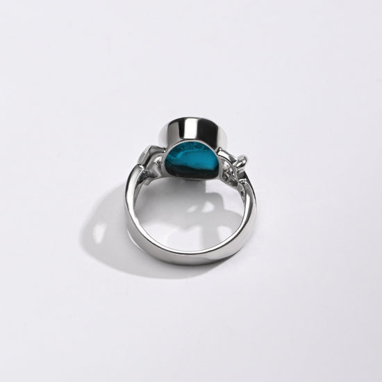 Luxe Turquoise (Firoza) Ring – 925 Silver - #1210 - Myra