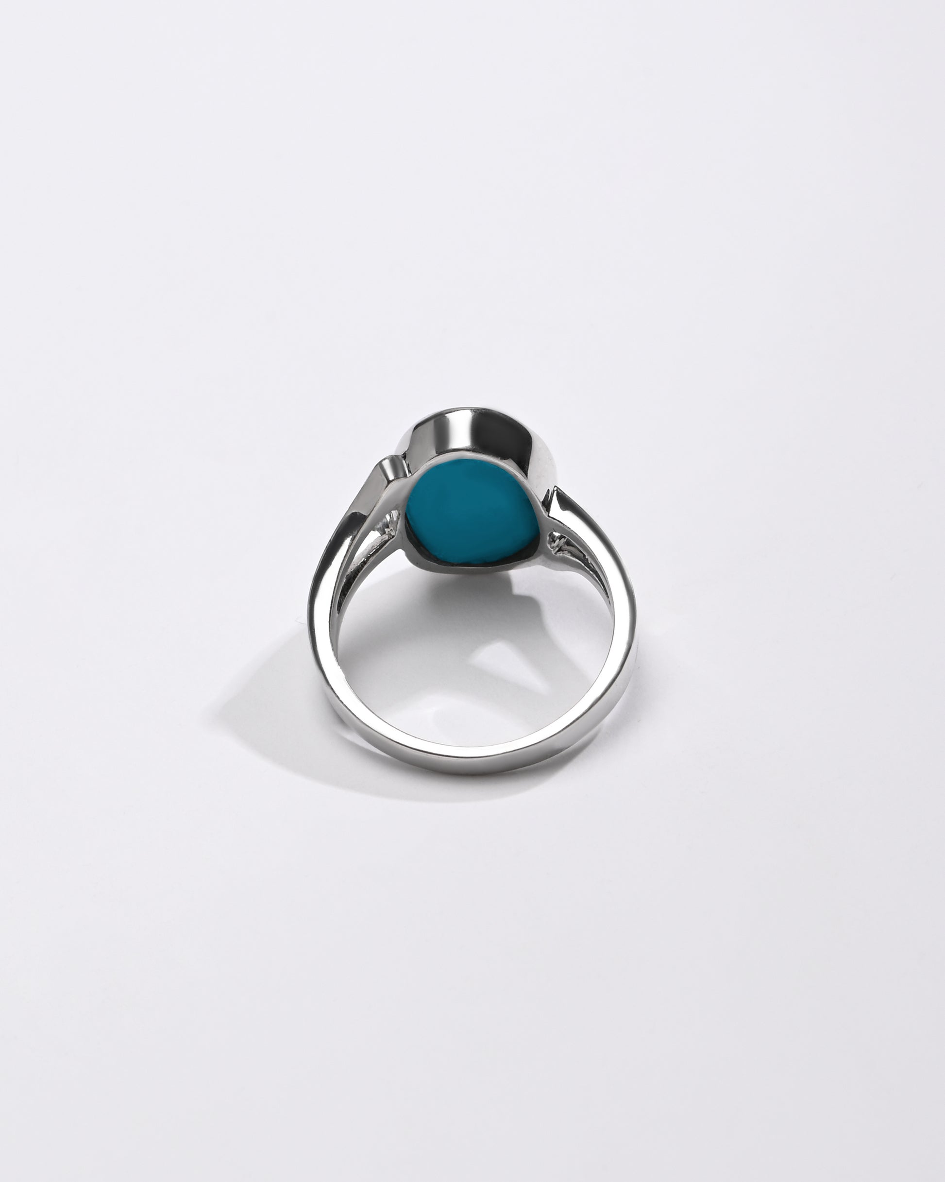 Certified Turquoise (Firoza) Ring – 925 Silver - #1182 - Myra