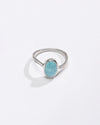Royal Turquoise (Firoza) Ring – 925 Silver - #1201 - Myra