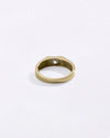 Fluted Diamond Ring in Gold