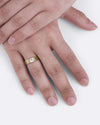 Fluted Diamond Ring in Gold