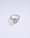 Authentic Yellow Sapphire (Pukhraj) Ring in 925 Silver - #1242N4 - Myra