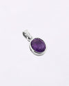 Plain Amethyst Pendant in 925 Silver