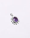 Florent Amethyst Pendant in 925 Silver