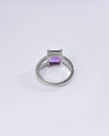 Ethereal Amethyst (Jamunia) Ring in 925 Sterling Silver - Urja Sq